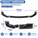 Für 2013–2018 BMW 3er F30 F31 F35 NON M-Sport Frontlippe Splitter passend für Sportline 