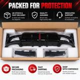 MMO For 2023-2025 BMW 3 Series G20 LCI  Rear Bumper Lip with LED Light Rear Diffuser
