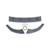 For 2021-2025 VW Golf MK8 GTD GTE GTI R R-Line Front Bumper Lip Splitter Carbon Fibre Look