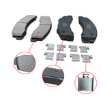 MMOMOTORSPORT Front & Rear Ceramic Brake Pads for 2012-2020 Ford F-150 F150