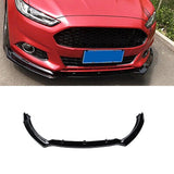 MMO Front Lip For 2013-2016 Ford Mondeo Gloss Black