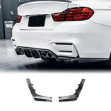 MMO Rear Diffuser Corner Only For 2013-2019 BMW F80 F82 Carbon Fiber Print