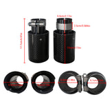Carbon Fibre Exhaust Tips For BMW M Performance Pipes Tail Pipes Tips A Pair