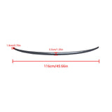 MMOMOTORSPORT Rear Spoiler for Audi A3 S3 RS3 Sedan 2013-2020 ABS Painted Trunk Spoiler Wing