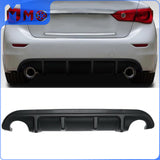 MMO Rear Diffuser For 2014-2017 Infiniti Q50 Matte Black