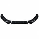 NINTE Front Bumper Lip Splitter Kit Fit for Audi A4 B8.5 S line and S4 B8.5 2013-2016 Gloss Black 3-Piece