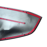 Carbon Fiber Style Side Mirror Cover Overlays for 2016-2022 Tesla Model X, Painted ABS Caps (Not Replacement Parts)