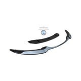 For BMW 1 Series E82 E88 2008-2013 Front Bumper Lip Splitter Gloss Black