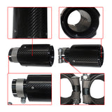 Carbon Fibre Exhaust Tips For BMW M Performance Pipes Tail Pipes Tips A Pair