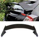MMO TR Style Roof Spoiler For 2016-2021 Honda Civic 10th Gen Hatchback Unpainted Matte Black