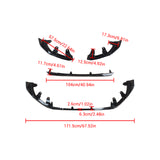 For 2022-2025 BMW G42 230i M240i Performance Style Front Bumper Lip Spiltter Gloss Black