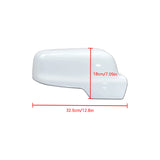 MMO Painted Bright White Mirror Cap Covers w/ Turn Signal Cutouts for 2019-2026 Ram 1500