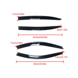 MMO Smoked Tinted Window Visor For 2014-2024 INFINITI Q50