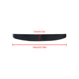 MMO For 2012-2020 Ford Transit Custom Rear Twin Barn Door Roof Spoiler Gloss Black