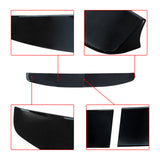 MMO For 2012-2020 Ford Transit Custom Rear Twin Barn Door Roof Spoiler Gloss Black