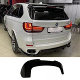 FOR 14-18 BMW F15 F85 X5 X5M GT STYLE REAR ROOF SPOILER WING EXTENSION Gloss Black