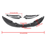 Front Lip For 2007-2013 BMW E82 128i 135i M Sport Front Bumper Lip Splitter