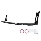 Front Lip For 2015-2017 Ford Mustang Front Bumper Lip Splitters Gloss Black