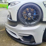 For 2015-2020 BMW F80 M3 F82 F83 M4 Performance Front Bumper Lip Splitter Carbon Fibre Look