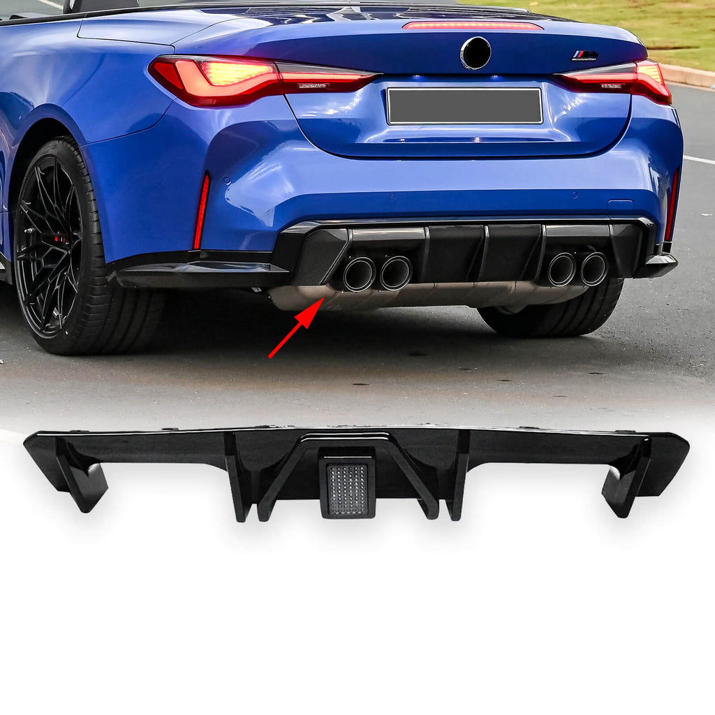 MMOMOTORSPORT Rear Diffuser For 2021-2024 BMW G80 M3 G82 M4 – mmomotorsport