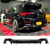 VW Golf MK8 GTI GTD GTE Rear Valance Diffuser 2020-2024