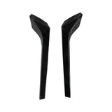 MMO Window Spoiler Wing Cover For 17-23 VW Tiguan MK2 R Line Pair Rear Window Side Wing Spoiler Glossy Black