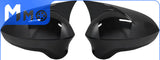 MMO Horn Style Mirror Cover For 2008-2017 Seat Ibiza MK4 Gloss Black