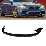 MMO Front Lip For 2011-2016 BMW F10 M5 Gloss Black