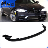 MMO Front Lip For 2011-2016 BMW F10 M5 Gloss Black