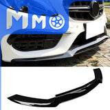 MMO Front Lip For 2016-2018 Mercedes-Benz C43 Gloss Black