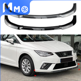 MMO Front Lip For 2017-2024 Seat Ibiza MK5 5dr 6F Standard FR Gloss Black
