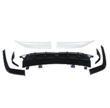 MMO Rear Diffuser For 2018-2022 Accord Yofer V2 Led Rear Bumper Diffuser+ White Corner Apron Spat