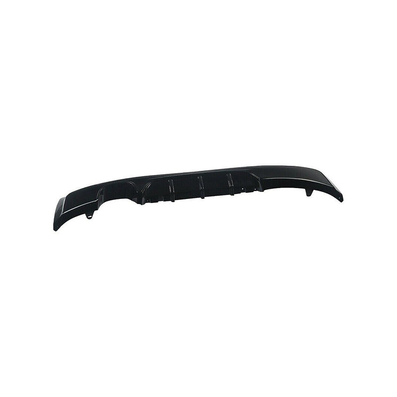 MMOMOTORSPORT Rear Diffuser For 14-21 BMW 2 Series F22 F23 M Performance Glossy Black
