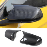 Mirror Covers For Ford MUSTANG 2015-2024 Real Carbon Fibre W/O Led Signal M Style