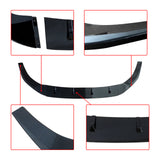 For 2021-2025 VW Golf MK8 GTD GTE GTI R R-Line Front Bumper Lip Splitter Gloss Black