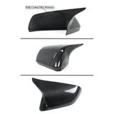 Mirror Covers For Ford MUSTANG 2015-2024 Real Carbon Fibre W/O Led Signal M Style