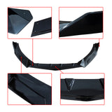 MMO Front Lip For 2021-2023 VW Golf MK8 Pro GTI R-Line 3PCS Car Front Bumper Spoiler Lip Canard