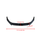 MMO Front Lip For 2025+ Audi A3 8Y Sline Front Bumper Spoiler Splitter Lip Kit Gloss Black