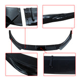 MMO Front Lip For 2025+ Audi A3 8Y Sline Front Bumper Spoiler Splitter Lip Kit Gloss Black