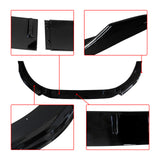 MMO For 2024-2025 VW Golf 8.5 Rline GTI Front Lower Spoiler Lip Splitter Gloss Black