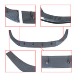 For 2021-2025 VW Golf MK8 GTD GTE GTI R R-Line Front Bumper Lip Splitter Carbon Fibre Look