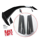 For Corvette C8 Stingray Z51 2020-2025 High Wing Spoiler High Rise Rear Wing Spoiler Gloss Black