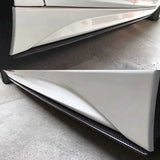 Side Skirts For 2012-2019 BMW 3 Series F30 M Sport Extension Panel Splitter Carbon Fibre Look