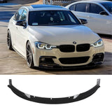 Front Lip For BMW F30 3-Series 2012-2018 M Sport Front Bumper Lip Splitter