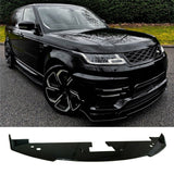 Front Lip for Range Rover Sport L494 2018-2022 LM STYLE Front Bumper Lip Splitter Gloss Black