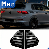MMO Side Window Louver Cover For 2020+ VW Golf MK8 Rear Side Window Louvers Shades