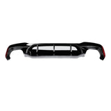 Rear Diffuser For 2017-2023 BMW 5 Series G30 G31 G38 M Sport Rear Bumper Lip Gloss Black