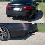 Rear Diffuser For BMW F10 M Sport 2011-2016 F90 M5 Style Rear Bumper Lip Gloss Black