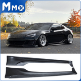 MMO Side Skirts For 2012-2021  Subaru BRZ Scion FR-S Toyota 86 Coupe  ABS Black Extension Rocker Panels