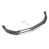 For 2015-2021 Mercedes-AMG C63 C63S B Style Front Bumper Lip Splitter Carbon Fibre Look